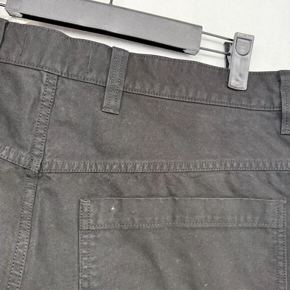 Madewell Pants Men's 36x30 Black Canvas Utility Double Knee Canvas MSRP $128 NEW - Picture 9 of 11